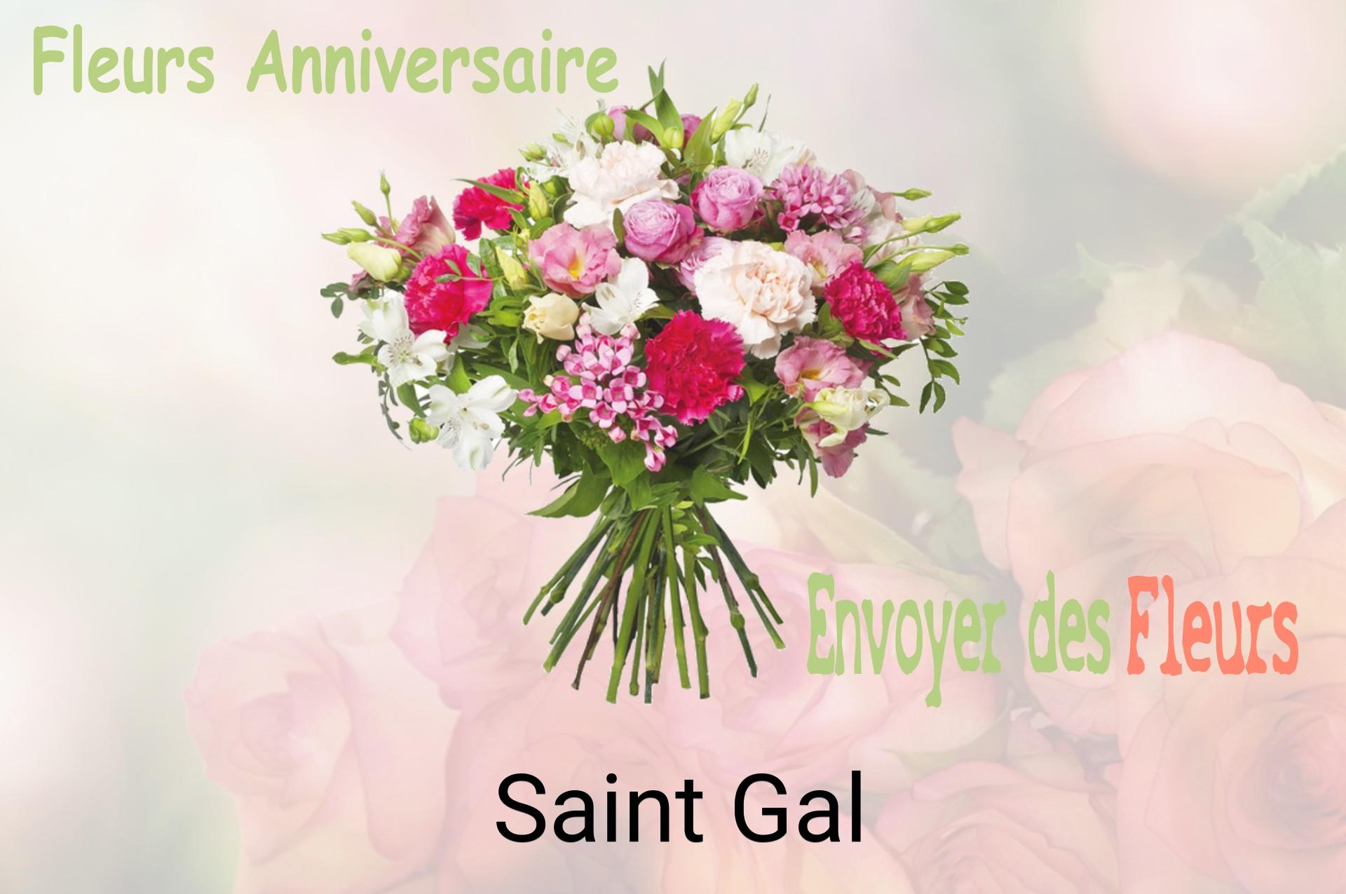 Bouquet de fleurs d’anniversaire livré à Saint-Gal